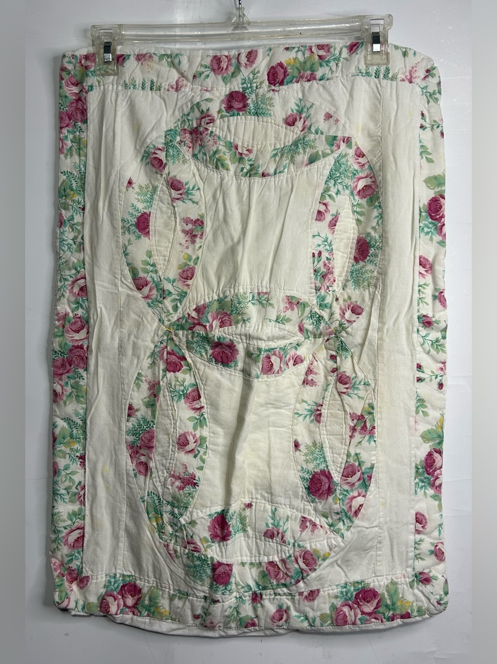 Vintage Quilted Pillow Sham Case